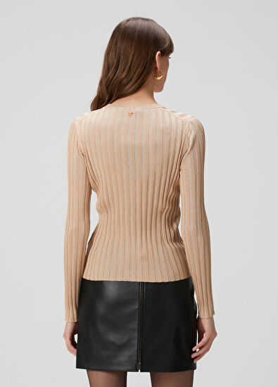 Versace Bej Ribli Triko - 4