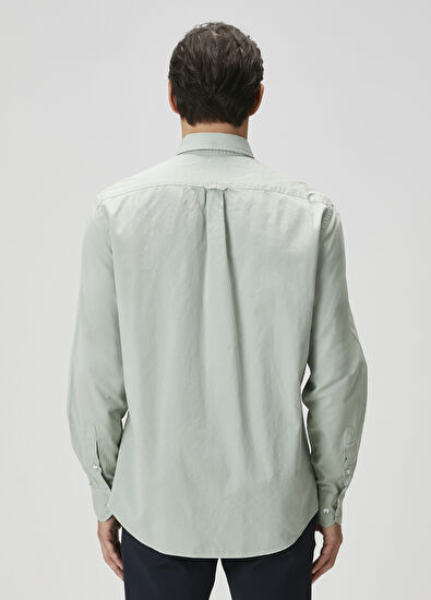 Beymen Club Comfort Fit Çağla Gabardin Doku Gömlek - 5