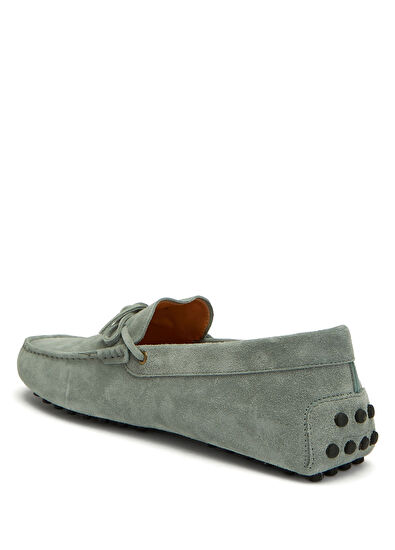 Mavi Bağcık Detaylı Erkek Süet Driver - Görsel 4