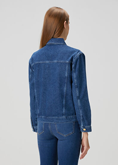 Beymen Club Dark Blue Denim Jacket - 4