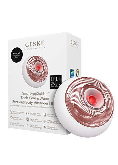 Geske Sonic Cool & Warm Face and Body Massager 9 in 1 Starlight Yüz ve Vücut Masaj Aleti - 6