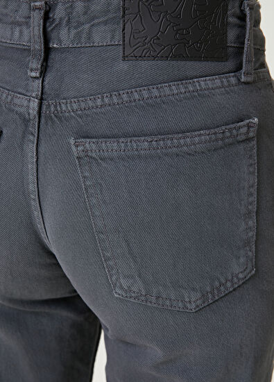 Beymen Club Antrasit Geniş Paça Jean Pantolon - 4