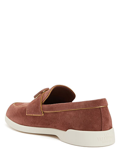 Leisure Flows Taba Kadın Süet Loafer - Görsel 5