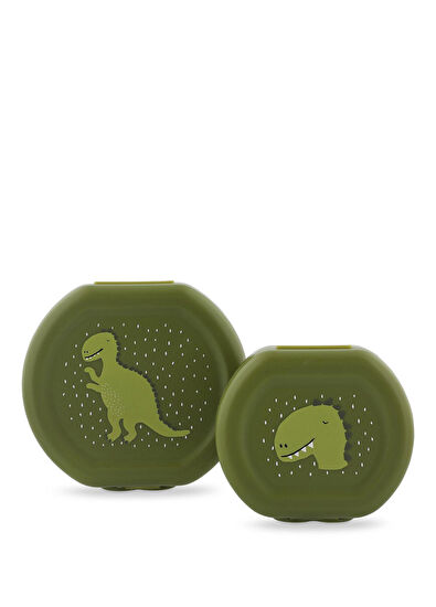 Trixie Mr. Dino Kids 2-Piece Clip-On Snack Box - 5
