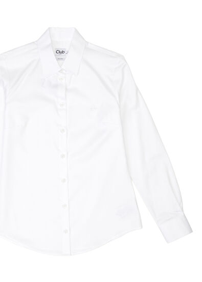 Beymen Club Slim Fit Non-Iron Kırık Beyaz Gömlek - 7