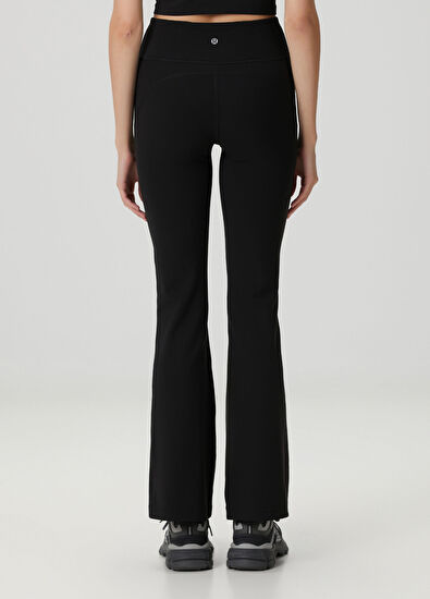 Groove Nulu High Rise Flared Siyah Tayt - Görsel 5