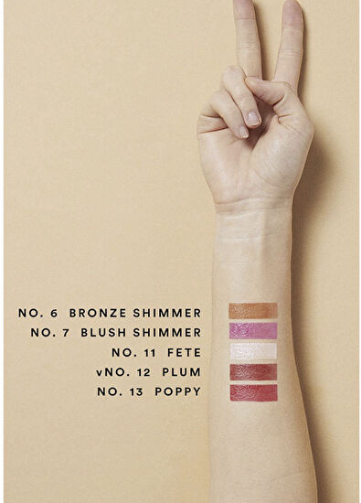 Olio E Osso Ruj Allık Lip Cheek Eye Dudak Renkli Işıltılı Multi Stick Clean Beauty Tinted Blush Nemlendirici  - 5