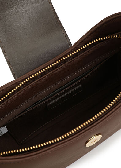 Nyluxe Koyu Kahverengi Kadın Çanta - Görsel 6