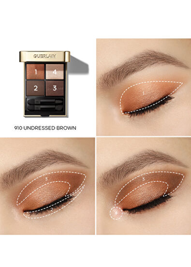 Guerlain Ombres G Eye Shadow 910 Undressed Brown - 3