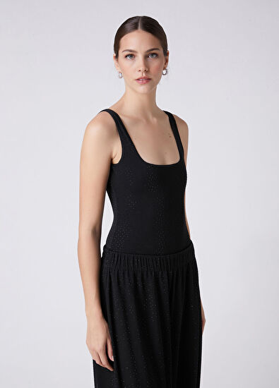 Beymen Club Black Transparent Blouse - 5
