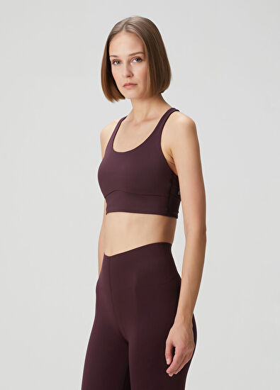 lululemon Energy Longline Black Sports Bra Evolve - 3