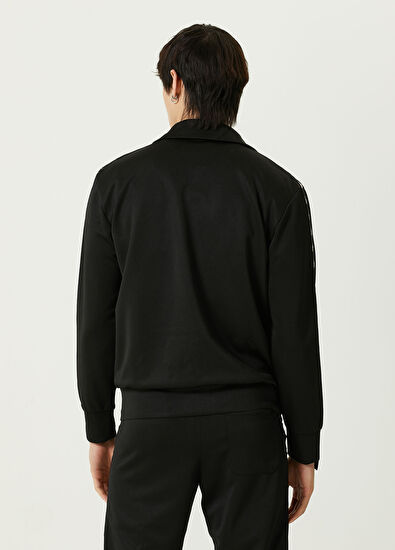 Golden Goose Siyah Şerit Yıldız Desenli Sweatshirt - 4