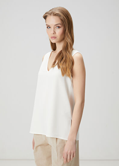 Beymen Club Kırık Beyaz Krep Atlet - 3