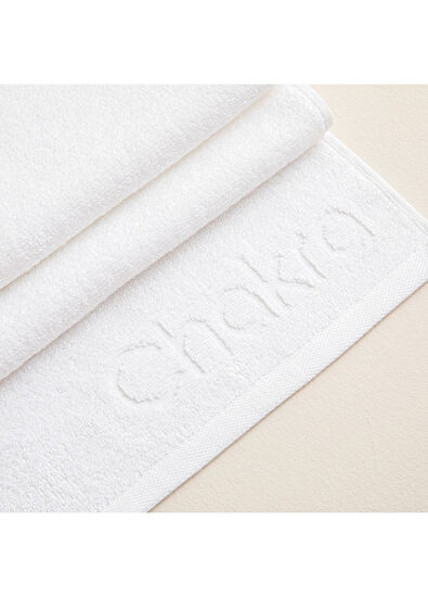 Chakra Solid White 3-Piece Towel Set 50x90 cm - 5
