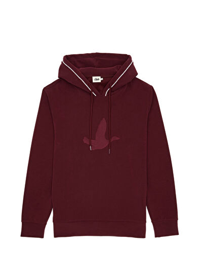 Beymen Club Bordo Kapüşonlu Sweatshirt - 7