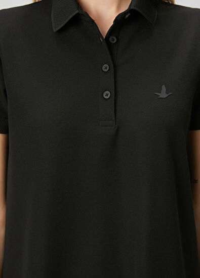 Beymen Club Black Polo Neck Mini Dress - 6