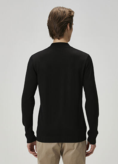 Beymen Club Siyah Logo Nakışlı Triko - 4