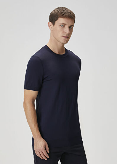 Beymen Club Lacivert Kısa Kollu Triko - 3