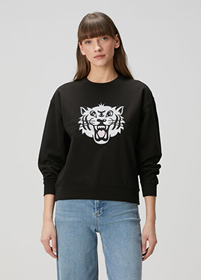 Kenzo Siyah Sweatshirt - 3