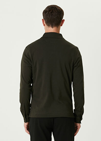 Beymen Club Comfort Fit Khaki Polo Neck T-Shirt - 5