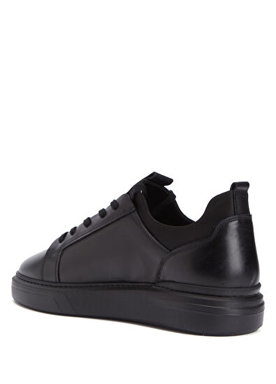 Beymen Club Siyah Scuba Detaylı Erkek Deri Sneaker - 3