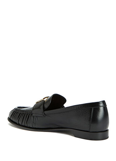 Fendi Black Women's Leather Loafer - 3