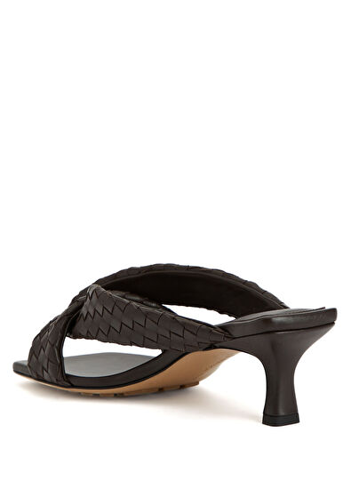 Riva Kahverengi Kadın Deri Terlik - Görsel 4