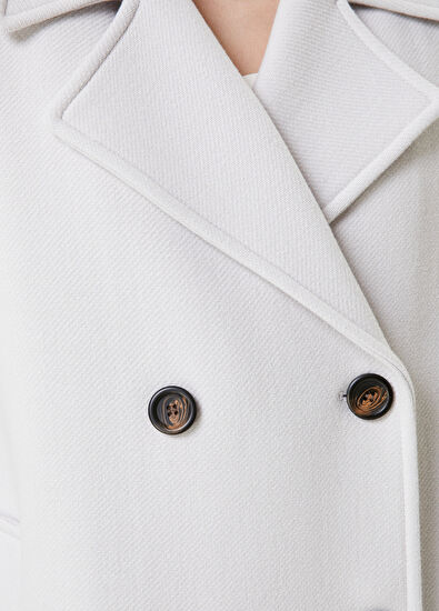 Beymen Club Taş Kruvaze Yün Kaşe Palto - 5