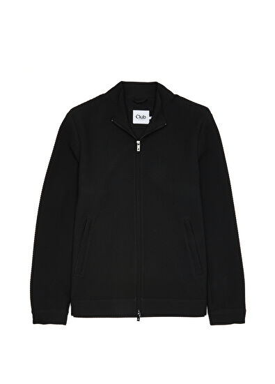 Beymen Club Black Diagonal Textured Coat - 11