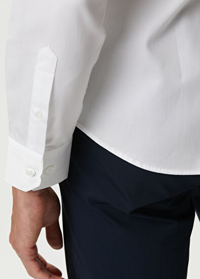 Beymen Club Slim Fit Beyaz Gömlek - 7