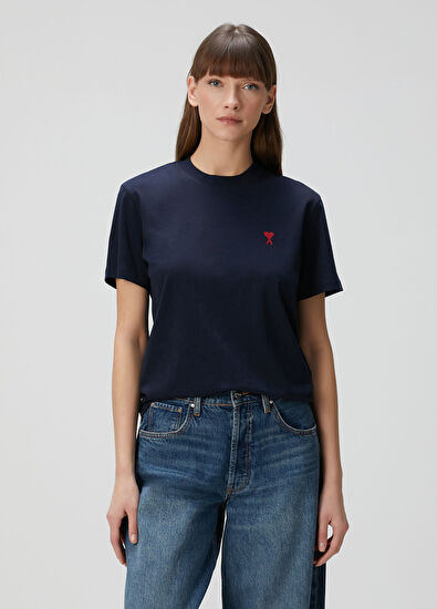 Lacivert T-shirt - Görsel 4