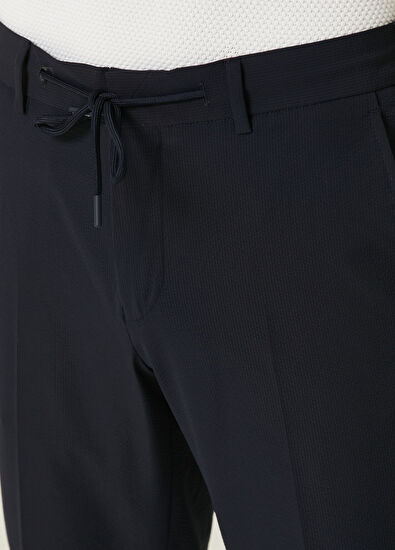 Beymen Club Drop 6 Slim Fit Lacivert Gofreli Takım Elbise - 10
