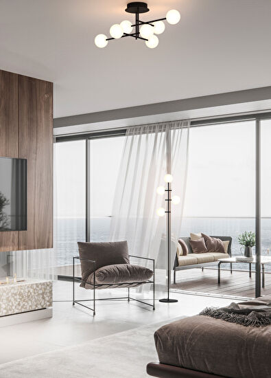 Bakara Collection Cellar Siyah Metal Lambader - 4