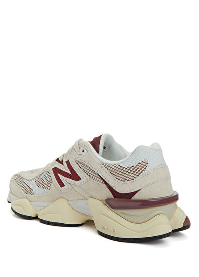 9060 Lifestyle Bej Kadın Deri Sneaker - Görsel 5