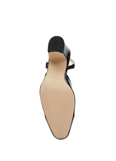 Beymen Club Black Leather Heels - 5