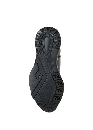 Siyah Erkek Deri Sneaker - Görsel 7