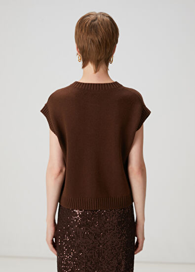 Beymen Club Brown Knit Vest - 4