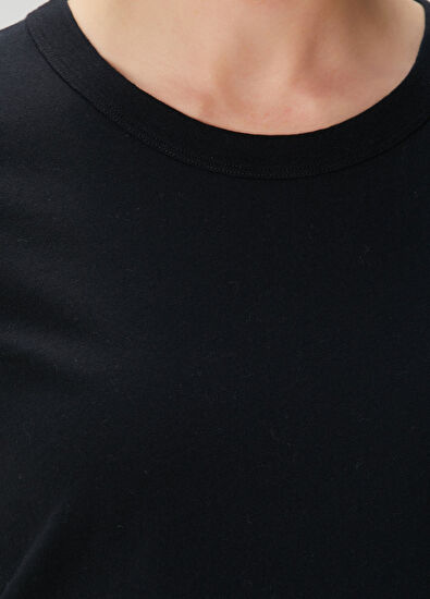 American Vintage Siyah T-shirt - 5