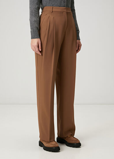 Beymen Club Kahverengi Pileli Pantolon - 3