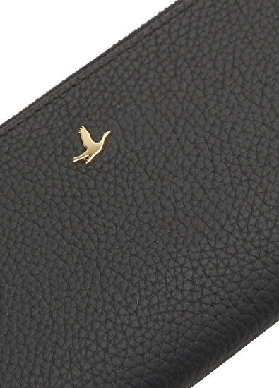 Beymen Club Women's Leather Wallet With Black Logo - 5