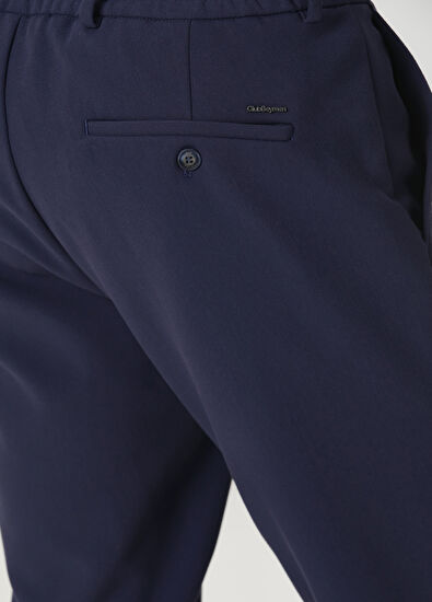 Beymen Club Navy Blue Waist Corded Sports Pants - 5