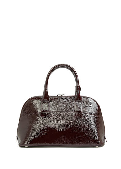 Beymen Club Small Bordo Kırışık Desenli Kadın Çanta - 4