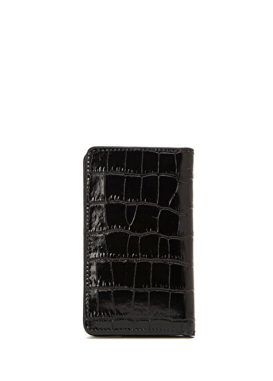 Beymen Club Siyah Krokodil Dokulu Kadın Deri Cüzdan - 3