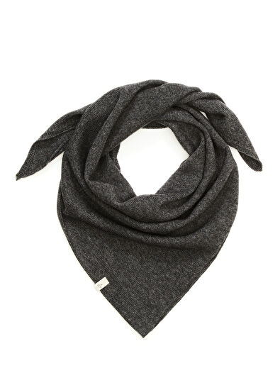 Beymen Club Anthracite Cashmere Blend Women's Shawl - 5