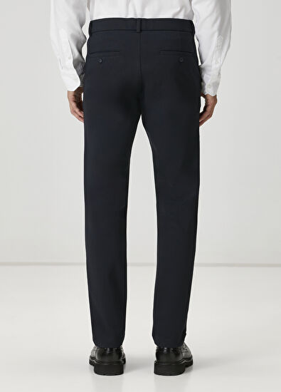 Beymen Club Lacivert Beli Kordonlu Örme Chino Pantolon - 3