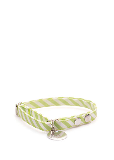Gliparis Cat Neck Collar with Green Bow Tie - 4
