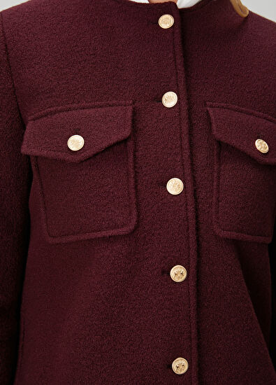 Beymen Club Plum Wool Jacket - 7