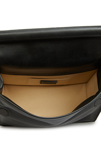 The Rond Carré Siyah Kadın Deri El Portföyü - Görsel 6