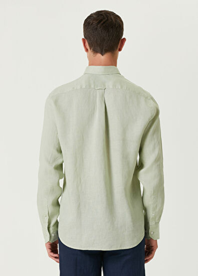 Beymen Club Comfort Fit Cagla Linen Shirt - 5