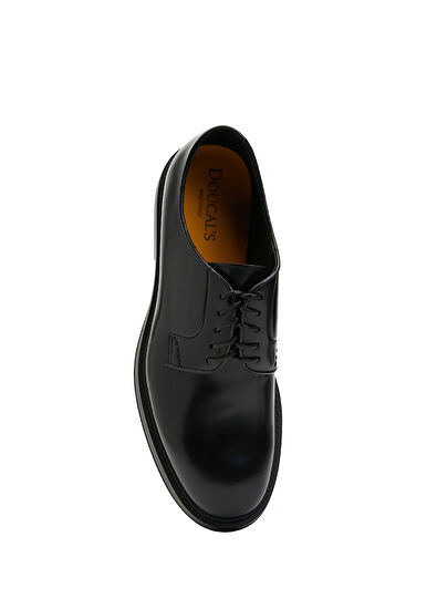 Doucal's Black Men's Leather Loafer - 4